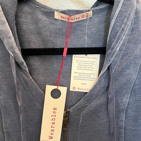 Wearables by XCVI Mercantile Burnout Jacket in Size PM - Picture 6 of 12